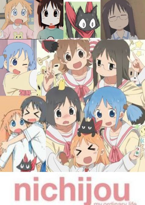 Nichijou Poster, Read Anime, Anime Watch, Online Graphic Design, Manga Covers, Room Posters, Manga To Read, Social Media Posts, Cartoon Art Styles