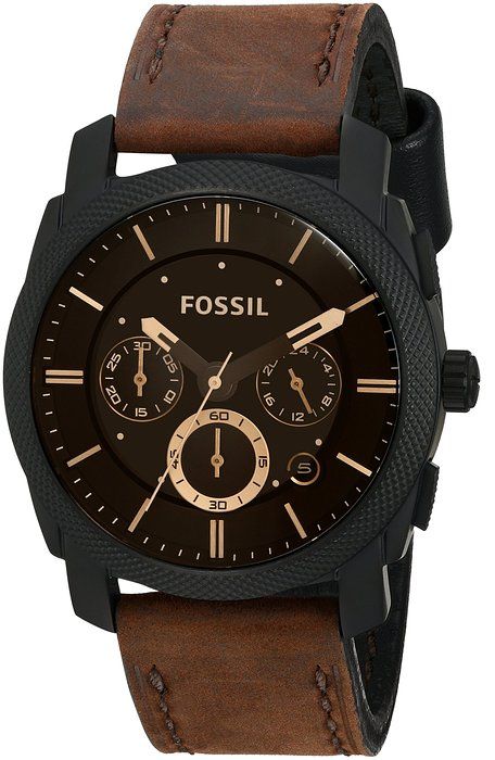 Fossil Men's FS4656 Analog Watch with Brown Band Stylish Jewelry Accessories, Breitling Watches Mens, Fossil Watches For Men, Analog Watches, Mens Designer Watches, Brown Leather Watch, Fossil Watch, Fossil Watches, Watch For Men