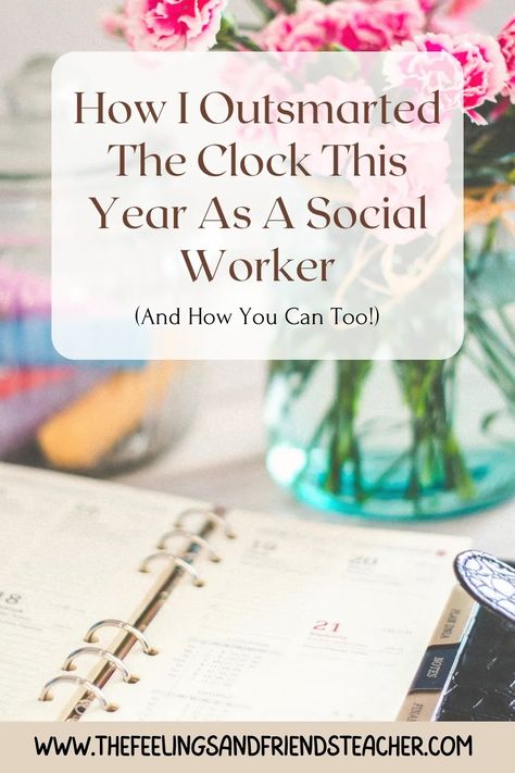 saving time as a school social worker, organization and planning Social Work Must Haves, Social Worker Caseload Organization, Social Worker Organization, Social Work Month Ideas, Child Welfare Social Work, School Social Work Office, Social Worker Aesthetic, Emotional Goals, Counseling Organization