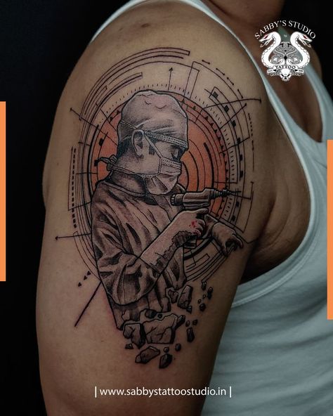 The outstanding doctor constantly emphasized the humanitarian aspect of medical care." . . . Book your appointment from link in bio. Contact📞 9823176464 . . . . #wherepunegetsinked #tattooed #halfsleevetattoo #tattoos #tattoogram 1w Doctor Tattoo, Half Sleeve Tattoo, Sleeve Tattoo, Book Your Appointment, Doctor Medical, Compass Tattoo, Medical Care, Sleeve Tattoos, Link In Bio