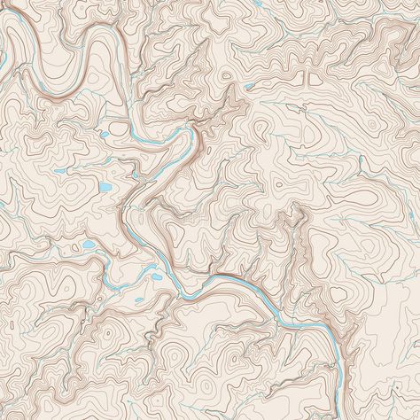 Topographic Map Art, Urban Mapping, Maps Aesthetic, Topography Map, Bodies Of Water, Contour Line, Map Wallpaper, Topo Map, Desert Art