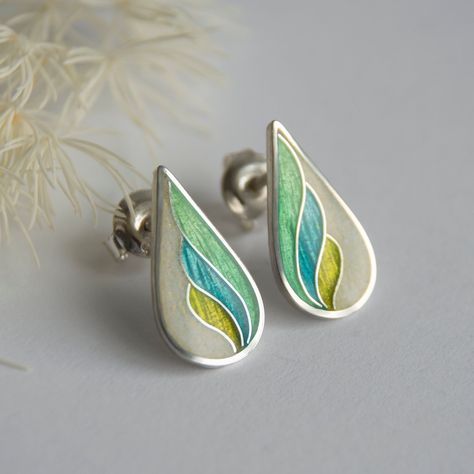 Affordable Enamel Jewelry With Matching Earrings, Cheap Enamel Jewelry With Matching Earrings, Cheap Enamel Jewelry As Gift, Luxury Enamel Jewelry For Formal Occasions, Cheap Multicolor Enamel Jewelry, Luxury Enamel Jewelry With Glossy Finish, Affordable Enamel Jewelry For Gifts, Watercolor Enamel Jewelry, Enamel Jewelry Earrings