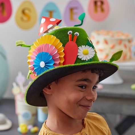 DIY Easter Supplies | Hobbycraft Spring Hat Parade, Easter Hat Parade, Spring Bonnet, Space Helmet, Family Box, Crazy Hat Day, Easter Hats, Hat Day, Spring Hats