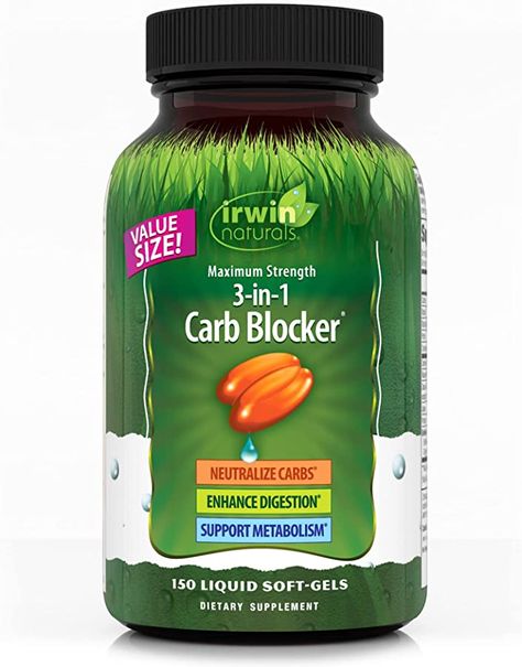 Carb Blocker, Chromium Picolinate, White Kidney Beans, High Carb, 3 In 1, Dietary Supplements, Health