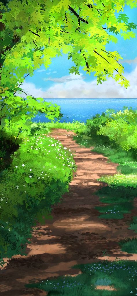 Digital Painting Landscape, Road Background, Imaginary Landscapes, Tomb Raider Game, Background Painting, R Wallpaper, Google Image Search, Header Image, Garden Pathway