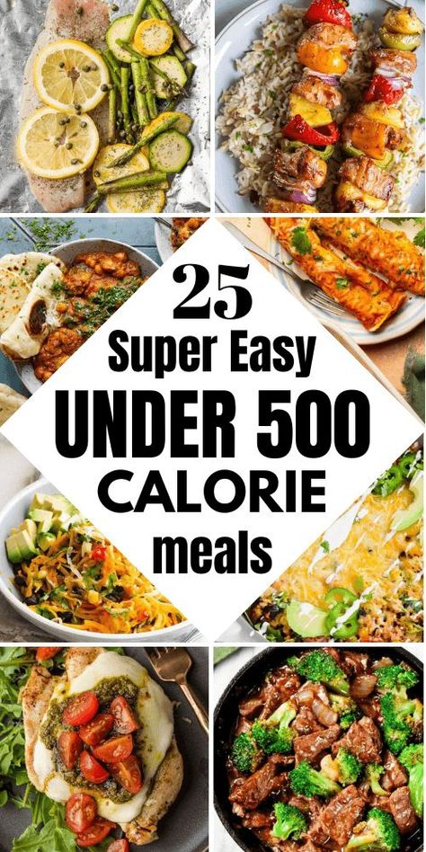 Effortless 500-Calorie Meals for Busy Weeknights: Get the scoop on easy, healthy meals under 500 calories. From vegetarian delights to high-protein dishes, these recipes are not only quick to prepare but also ensure you're eating well without overindulging. Meals Under 200 Calories, Mealprep Lunch, Dinners Under 500 Calories, Diet Recipes Low Calorie, Meals Under 500 Calories, 300 Calorie Meals, 400 Calorie Meals, 500 Calorie Meals, 200 Calorie