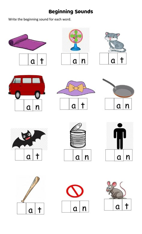 CVC words online worksheet for k-2. You can do the exercises online or download the worksheet as pdf. Sounds Worksheet, Jolly Phonics Activities, Cvc Words Worksheets, Beginning Sounds Worksheets, Kindergarten Phonics Worksheets, English Worksheets For Kindergarten, Alphabet Chart, Kindergarten Reading Activities, Kindergarten Reading Worksheets