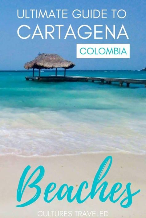 Discover the best Cartagena beaches. From turquoise waters and white sand to adventurous beach days, this ultimate travel guide to the beaches in Cartagena, Colombia will help you find your Caribbean paradise. #cartagena #colombia #caribbean #beach #culturestraveled Trip To Colombia, Best Beaches In The World, Caribbean Beach, Colombia Travel, Beaches In The World, South America Travel, Travel South, Beach Vacations, Beach Getaways