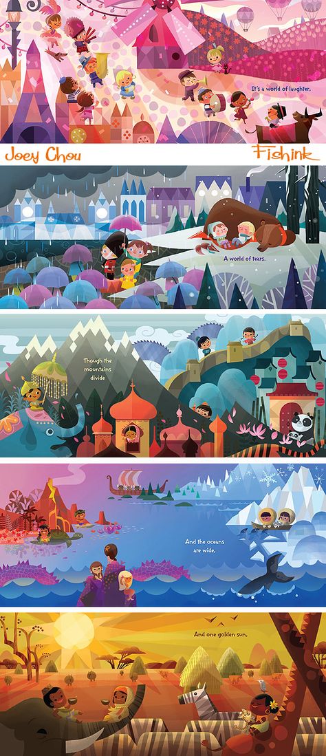 Joey Chou, Mary Blair, Disney Artists, Children Book, Art Et Illustration, Art And Illustration, Kids' Book, Illustrations And Posters, Childrens Illustrations