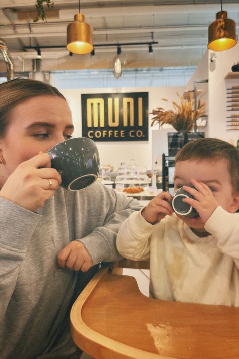 Family Morning Aesthetic, Mommy And Me Coffee Shop Photoshoot, Babyccino Drink, Family At Restaurant, Solo Adventure, Fun Mom, Swim School, News Cafe, Lifestyle Photography Family