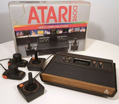 Atari. I had one of these Atari 2600 Games, Game Room Kids, 80s Video Games, Atari Games, Console Game, Old Technology, Atari 2600, Classic Video, Final Fantasy X