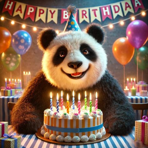 Another year older, wiser, and more bamboo-ful! 🐼🎂🎉 #BirthdayPanda #CelebrateLife #anotheryear Who else has a birthday coming up? Drop your special day below and let’s celebrate together! 🥳🎈 #BirthdayBuddies #pandaparty Happy Birthday Panda Image, Happy Birthday Animals, Panda Images, Happy Birthday Kids, Panda Birthday, Panda Party, Another Year Older, Panda Love, Your Special