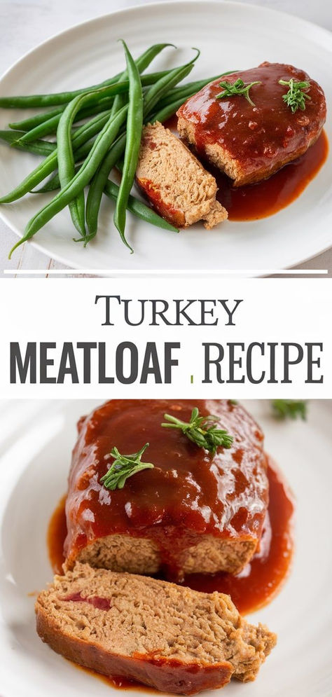 This Turkey Meatloaf is a healthier alternative that doesn’t sacrifice flavor! Made with lean turkey and simple ingredients, it’s a family favorite for any night. Turkey Meatloaf Without Eggs, Ina Garten Turkey Meatloaf, Turkey Loaf Recipe, Low Carb Turkey Meatloaf, Healthy Turkey Meatloaf, Turkey Meatloaf Healthy, Turkey Loaf, Ground Turkey Meatloaf, Rosemary Turkey