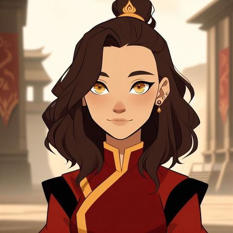 Avatar Art Style, Azula Lightning Bending, Fire Nation Hairstyles, Avatar Fire Bender, Oc Firebender, Fire Nation Oc, Atla Oc Fire Nation, Air Bender Oc, Fire Bender Oc