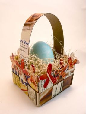 Paper Basket Weaving, Easter Baskets To Make, Sewing Garments, How To Weave, Lamb Decorations, Easter Basket Diy, Easter Bunny Decorations, Easter Crafts Diy, Hoppy Easter