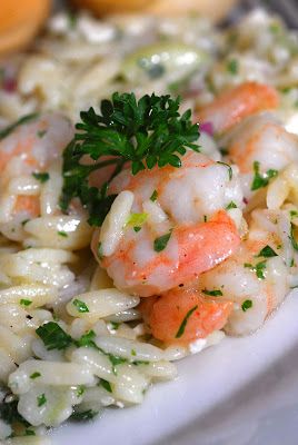 Shrimp And Orzo, Shrimp Orzo, Seafood Dinners, Barefoot Contessa Recipes, Fresh Cucumber, Roasted Shrimp, Orzo Recipes, Ina Garten Recipes, Barefoot Contessa