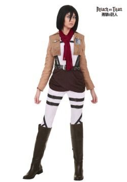 Attack on Titan Mikasa Costume Mikasa Costume, Attack On Titan Costume, Mikasa Ackerman Cosplay, Mikasa Cosplay, Attack On Titan Mikasa, Womens Cosplay, Mikasa Ackerman, Anime Costumes, Movie Costumes