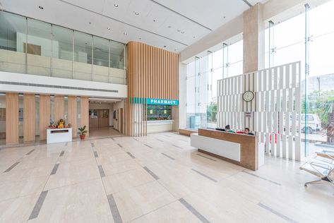 Brightstar Hospital, Moradabad Healthcare Snapshots, Hospital Interior, Hospital Design, Healthcare Design, Clinic Design, Doctor Office, Interior Designing, Commercial Flooring, Floor Patterns