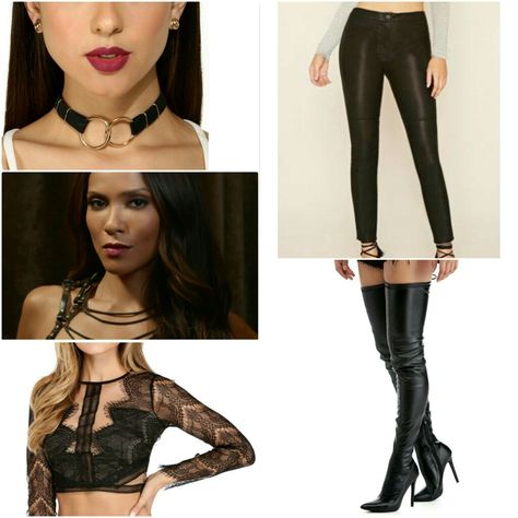 Maze inspired outfit with Windsor clothes (Lucifer) Maze Outfits Lucifer, Mazikeen Outfits, Lucifer Costume, Maze Lucifer, Riverdale Merch, Avengers Outfits, Fandom Fashion, Lucifer Morningstar, Up Costumes