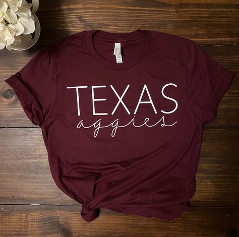 Texas Aggie Shirt Texas A And M, A And M, Texas Shirt, Texas Aggies, Texas Shirts, Houston Cougars, Texas A&m, Houston Tx, Houston