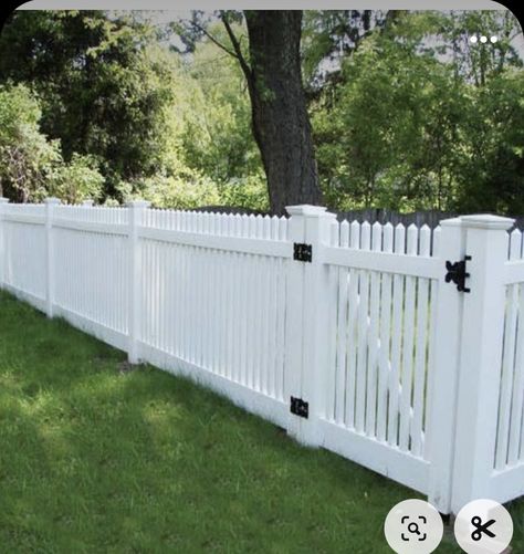 Stockade Fence, Vinyl Picket Fence, Pvc Fence, Cost Calculator, Fence Installation, Backyard Fence, Fencing Ideas, Front Fence, White Fence