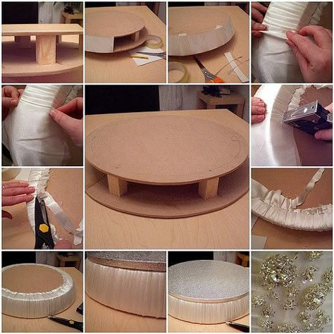 The wedding cake stand in the making ... | 1. 1: Start with … | Flickr Diy Wedding Cake Stand, Wedding Cheap, Cake Structure, Diy Cake Stand, Wedding Cake Stand, Cheap Food, Diy Wedding Cake, Cake And Cupcake Stand, Cake Boards