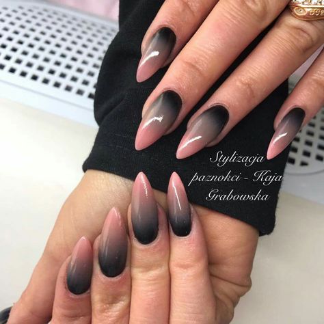 Ombre Nail Art Designs, Unghie Sfumate, Glitter Manicure, Stiletto Nail Art, Nail Art Ombre, Coffin Nails Designs, Beautiful Nail Art, Nail Shapes, Perfect Nails