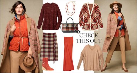 Shop the Lookbook | Talbots Talbots Outfits, 2023 Lookbook, Denim Trench Coat, Fall Lookbook, Military Coat, Clothing Pieces, Plaid Vest, Tie Neck Tops, Pocket Cardigan