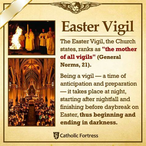 Easter Vigil -- the holiest night of the year Easter Vigil Catholic, Catholic Traditions, Catholic Easter, Catholic Lent, Easter Vigil, Catholic Theology, Catholic Answers, Catholic Beliefs, Lenten Season