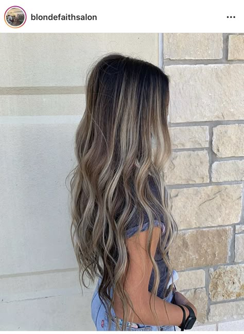 Dark Roots Blonde Hair Balayage, Ash Brown Hair Balayage, Ash Blonde Hair Balayage, Balayage Hair Ash, Blonde Hair With Roots, Venus Of Willendorf, Blonde Highlights On Dark Hair, Black Hair Balayage, Ash Blonde Balayage