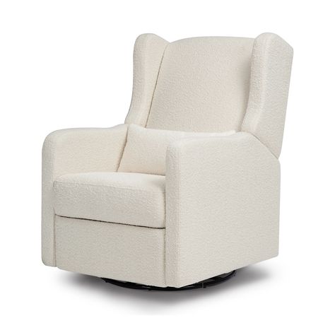 Arlo Recliner and Swivel Glider | Wayfair North America Swivel Rocker Chair, Glider And Ottoman, Nursery Glider, Nursery Chair, Rocker Chairs, Feeding Time, Swivel Glider, Baby Safety, Gray Linen