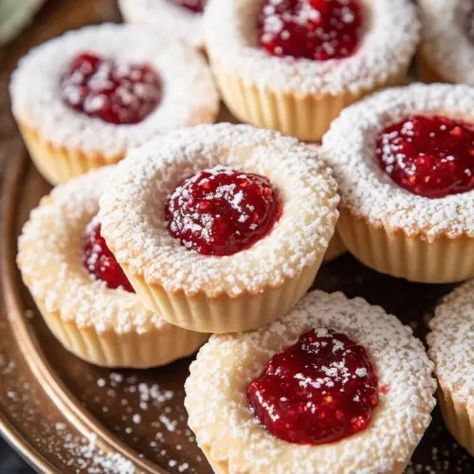 Mini Raspberry Almond Tarts - That Oven Feelin Almond Raspberry Mini Tarts, Mini Raspberry Almond Tarts, Beautiful Tarts, Almond Tarts, Muffin Cups Recipes, Cup Recipes, Almond Pie, Cookie Cups Recipe, Muffin Cup