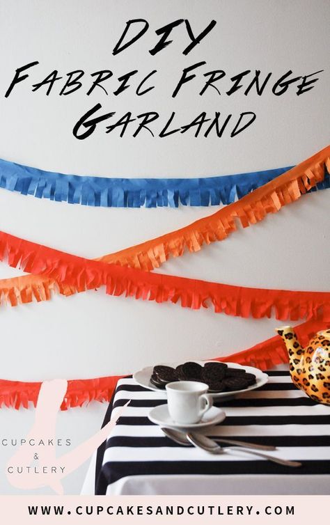 These fabric fringe garlands make great party decorations! I'll show you how to make these DIY reusable backdrop ideas to make your party look amazing! Eco Friendly Birthday Party, Fringe Garland, Birthday Parties For Kids, Can Upcycle, Summer Bash, Conscious Consumption, Backdrop Ideas, Diy Garland, Do It Yourself Projects