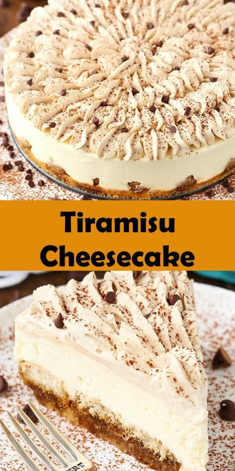 Tiramisu Cheesecake Recipe, Tiramisu Cheesecake, Tiramisu Recipe, Easy Cheesecake Recipes, Easy Cheesecake, Cheesecake Desserts, Mascarpone Cheese, Baking Sweets, Cheesecake Recipe