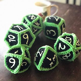 D & D Dice pattern by Brielle Bartel