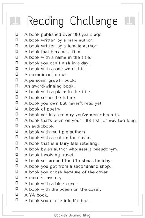 Library Book Challenge, Reading Journal Questions, Books I Have Read Journal, Book Journal Reading Challenge, Tbr Book Jar Prompts, Library Reading Challenges, Reading Journal Challenge, Book Challenge List 2023, Book Challenge 2024