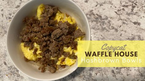 Eating out with a large family is expensive, so we love finding shortcuts to enjoy our favorite restaurant foods at home. Waffle House is one of our favorite places to go, and their hashbrown bowls are a family favorite. They’re basically all the best foods of Waffle House in one thing—hashbrowns, cheese, eggs, and sausage.  […] Hashbrown Bowl, Waffle Bowl Recipe, Foods At Home, Restaurant Foods, Breakfast Bowls Recipe, How To Make Waffles, Pumpkin Pie Smoothie, Favorite Breakfast Recipes, Hashbrown Recipes