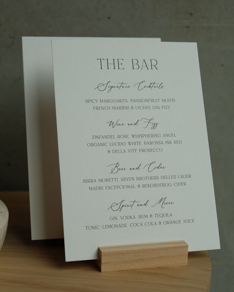 Our on the day printed wedding signs are a stylish way to give your guests all the important information they need. These modern signs showcase your cake flavour & drink choices to your guests! ~ #weddingstationery #weddinginvitations #weddingstationeryuk #weddingpaper #luxuryweddingstationery #foiledprintedweddingstationery #2024bride #2025bride #bridetobe #bohowedding #weddingdetails #smallbusinessuk #isaidyes #newlyengaged #imgettingmarried #wesetthedate #cheshirewedding #cheshirebride... French Martini, Small Business Uk, Gin Fizz, Zinfandel, Flavored Drinks, Important Information, Cake Flavors, Wedding Paper, Mojito