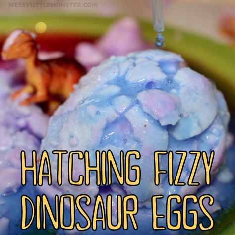 Hatching fizzy dinosaur eggs Fizzy Dinosaur Eggs, Homeschool Summer, Preschool Steam, Easy Paper Crafts For Kids, Rainbow Baking, Water Science Experiments, Paper Towel Crafts, Hawaiian Crafts, Store Cupboard