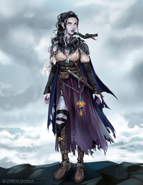 Dnd Aasimar Female Sorcerer, Circle Of Stars Druid Dnd Female, Aasimar Warlock Female, Shadar Kai Female, Dnd Sorcerer, Warlock Dnd, Fantasy Wizard, Dnd Art, Dungeons And Dragons Characters