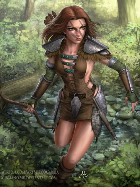 Aela the Huntress - Skyrim by Sciamano240 Ranger Rpg, Aela The Huntress, Skyrim Art, Elder Scrolls Art, Skyrim Mods, The Huntress, Elder Scrolls Skyrim, Elder Scrolls V Skyrim, Elder Scrolls Online