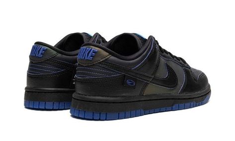 Nike Vandal Low, Black Dunks, Womens Dunk Low, Iridescent Shoes, Wmns Dunk Low, Black Nike Sneakers, Black Nike Shoes, All Black Shoes, Jordan Shoes Retro