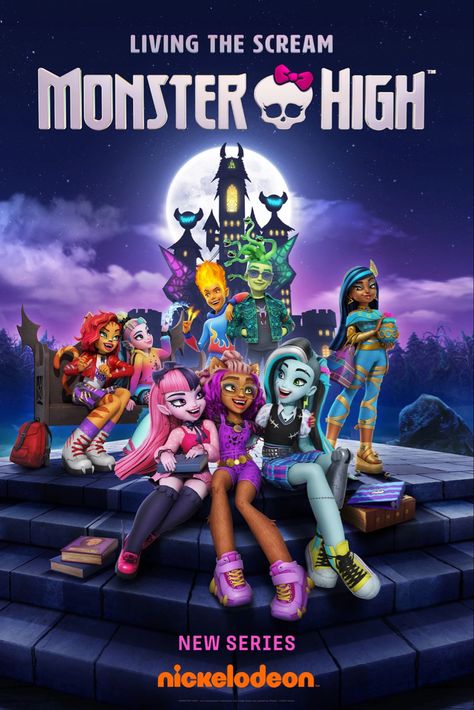 Monster High 2023 series Monster High School, Son Of Hades, Arte Monster High, Moster High, The Scream, Famous Monsters, Yumeko Jabami, Sea Monsters, New Poster