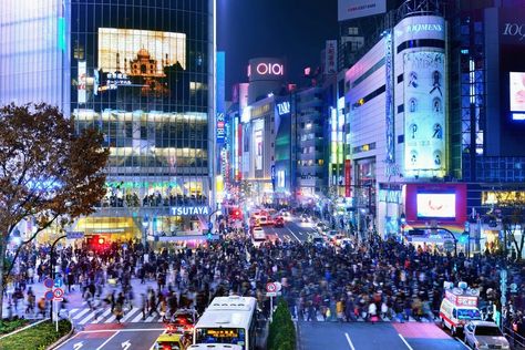 Shibuya, Tokyo (Japanese equivalent to Times Square) Photo Facts, Tokyo Skyline, Tokyo Disneysea, Ad Photography, Shibuya Crossing, Mont Fuji, Tsukiji, Shibuya Tokyo, Parc D'attraction