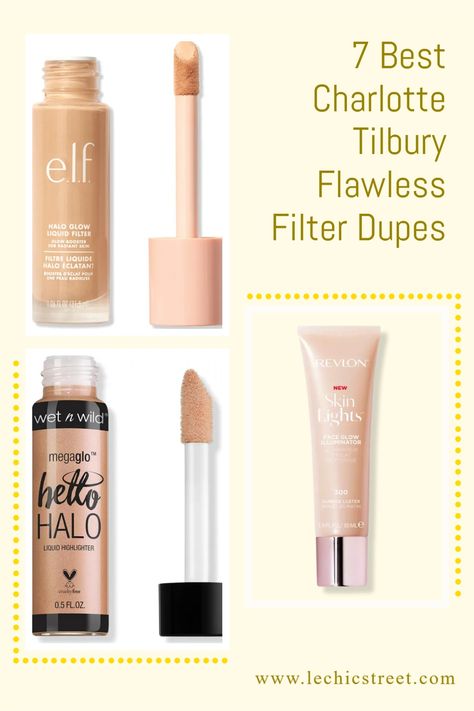 Flawless Filter Makeup, Revlon Highlighter, Beauty Products Aesthetic, Charlotte Tilbury Flawless Filter, Filter Makeup, Charlotte Tillbury, Makeup Filter, Flawless Filter, Products Aesthetic