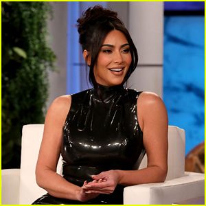 Kim Kardashian Gives Rare Interview About Pete Davidson, Tells ‘Ellen’ All About Their Relationship | Ellen DeGeneres, Kim Kardashian, Pete Davidson | Just Jared Kim Kardashian Interview, Bun Sleek, Interview Hairstyles, Kim Kardashian Hair, Ellen Show, Bridal Party Hair, Pete Davidson, Ellen Degeneres Show, The Ellen Show