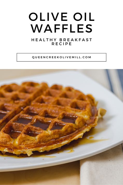 It’s so delicious and healthy, you’ll never make waffles without olive oil again! The olive oil adds a light, buttery flavor and a perfect crispness to the outside while keeping the inside tender and fluffy. Plus, it provides a boost of heart-healthy fats, making these waffles a nutritious choice for breakfast or brunch. Top with fresh fruit or even a drizzle of our fruity balsamics for an irresistible meal. Make Waffles, Healthy Waffles, Olive Oil Recipes, Strawberry Balsamic, Waffles Recipe, Game Snacks, Lemon Olive Oil, Balsamic Reduction, Cinnamon Milk