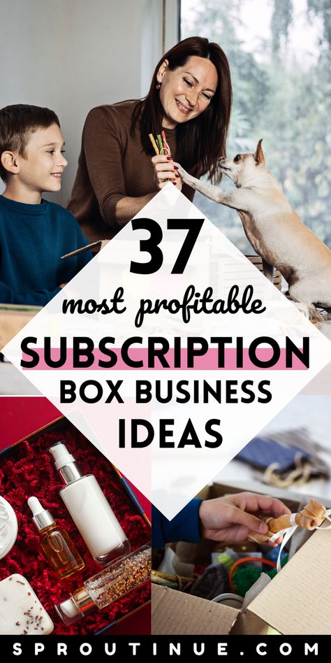 Here are the top 37 most profitable subscription Box Business Ideas to try this year. Save this pin for later. Product Storage Ideas Business, Box Business Ideas, Cheap Subscription Boxes, Subscription Box Ideas, Subscription Ideas, Subscription Box Design, Subscription Box Business, Business Ideas For Beginners, Best Online Business Ideas