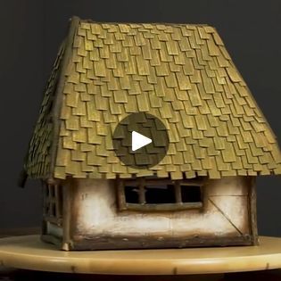 Cardboard Fairy House, Twigs Diy, Craft Houses, Nature Crafts Kids, Fairy House Crafts, Woodland House, Creative Mom, Elf House, Dolls Houses