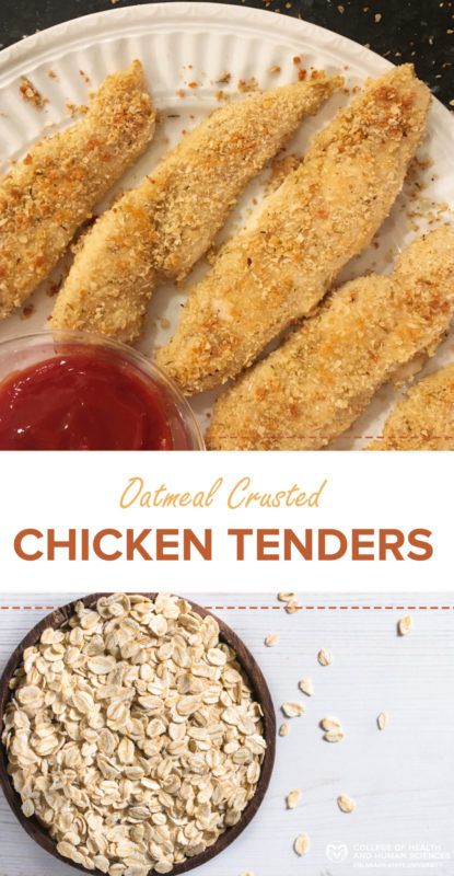 Heart Healthy Recipes Dinner, Fried Breaded Chicken Breast, Baked Chicken Tenderloins, Fried Breaded Chicken, Baked Breaded Chicken, Recipe Oatmeal, Crusted Chicken Breast, Crusted Chicken Recipes, Crusted Chicken Tenders